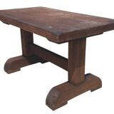 table basse en bois naturel massif