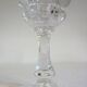 Lot de 10 verres à vin rouge en cristal d'Arques modèle Pompadour vintage