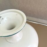 Vintage Sarreguemines earthenware footed dish – floral decoration – 1950s