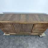 Brutalist enfilade with diamond points