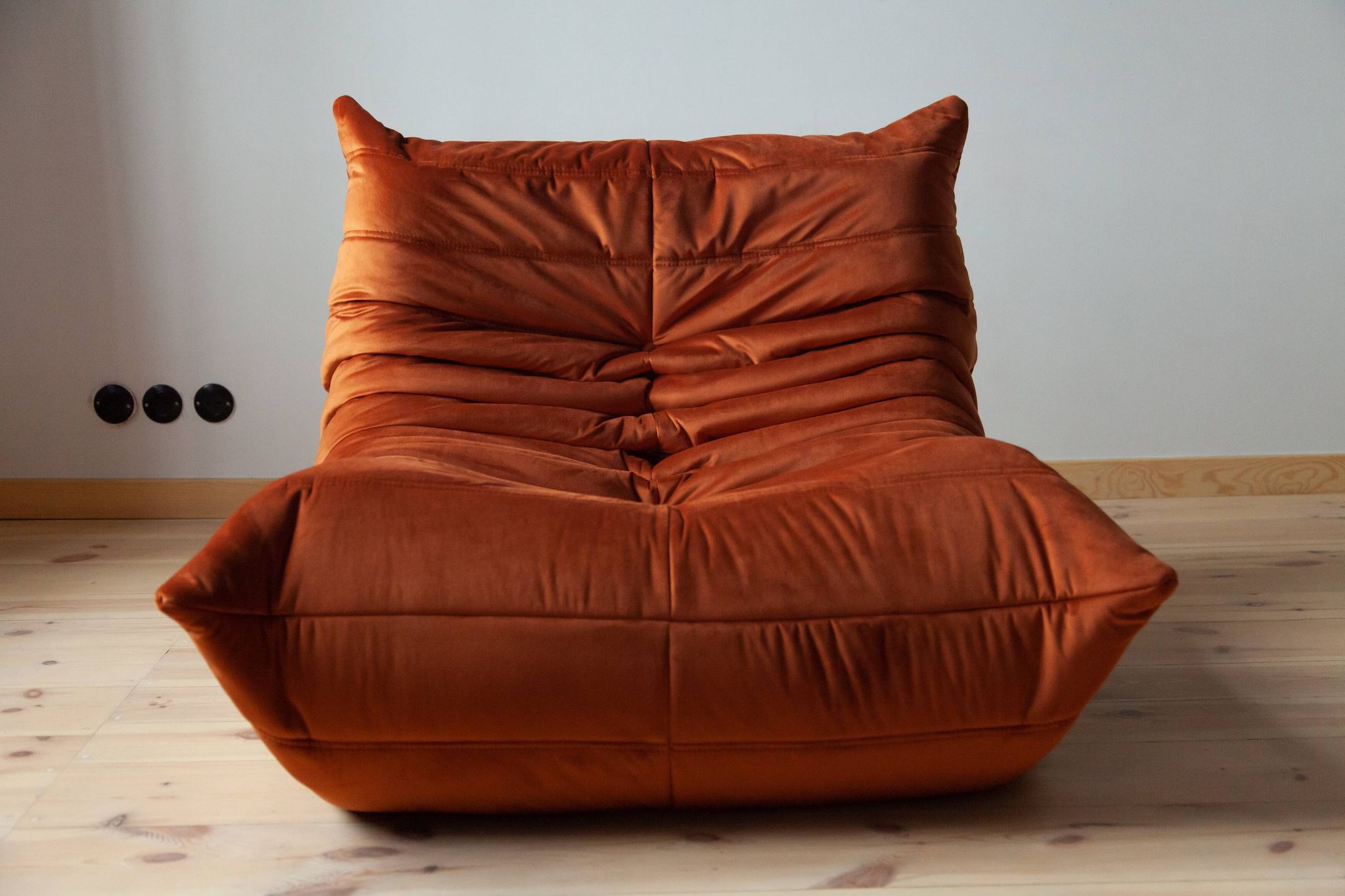 Togo armchair and footstool model designed by Michel Ducaroy 1973