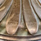 Round carved wooden dining table, Italy