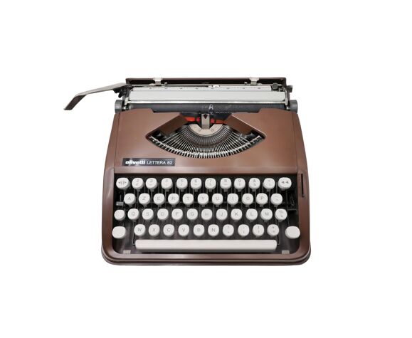 Olivetti Lettera 82 Brown typewriter revised new ribbon | Selency