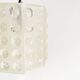 Vintage rotaflex octagonal diamond pendant light