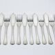 12x2 fish cutlery Christofle America silver-plated, design by Luc Lanel