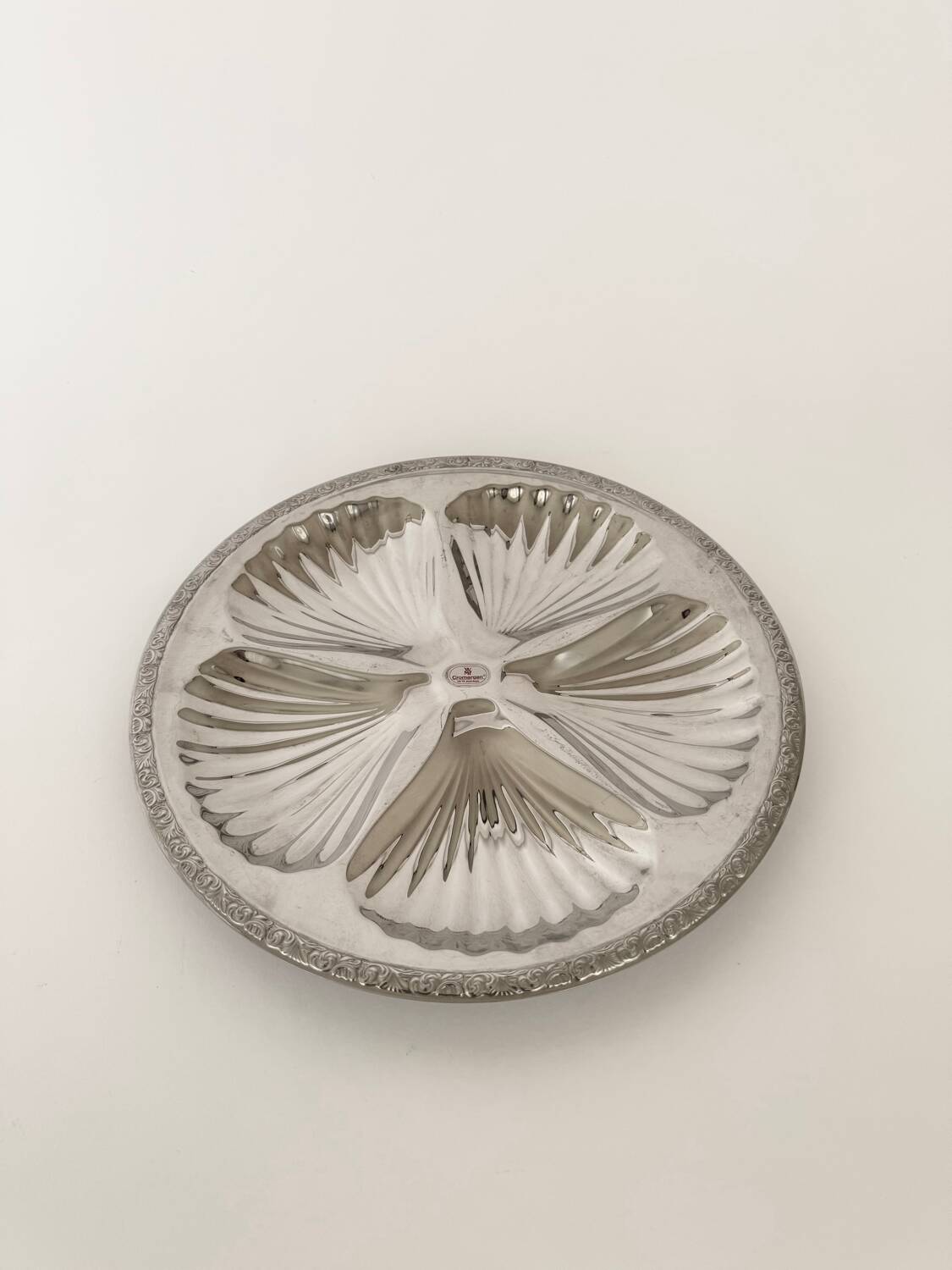 Cromargan stainless steel platter WMF vintage: mid-century modern style S