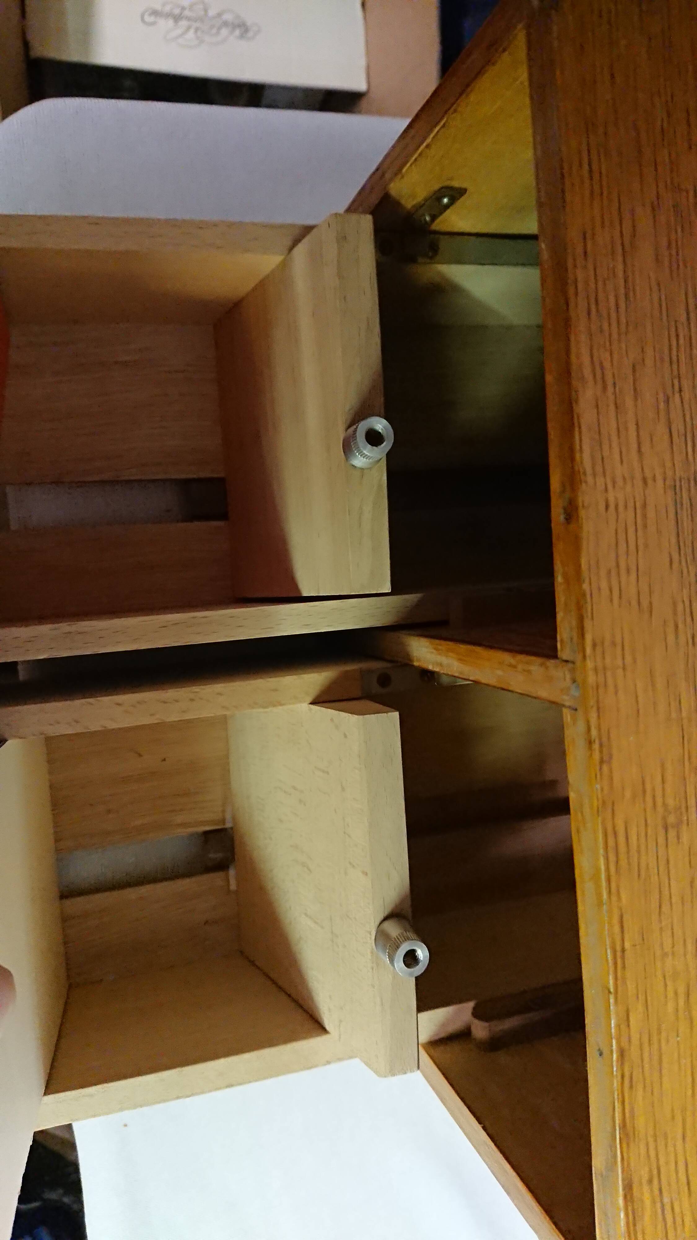 Ancien classeur en bois