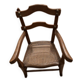 Fauteuil enfant en cannage