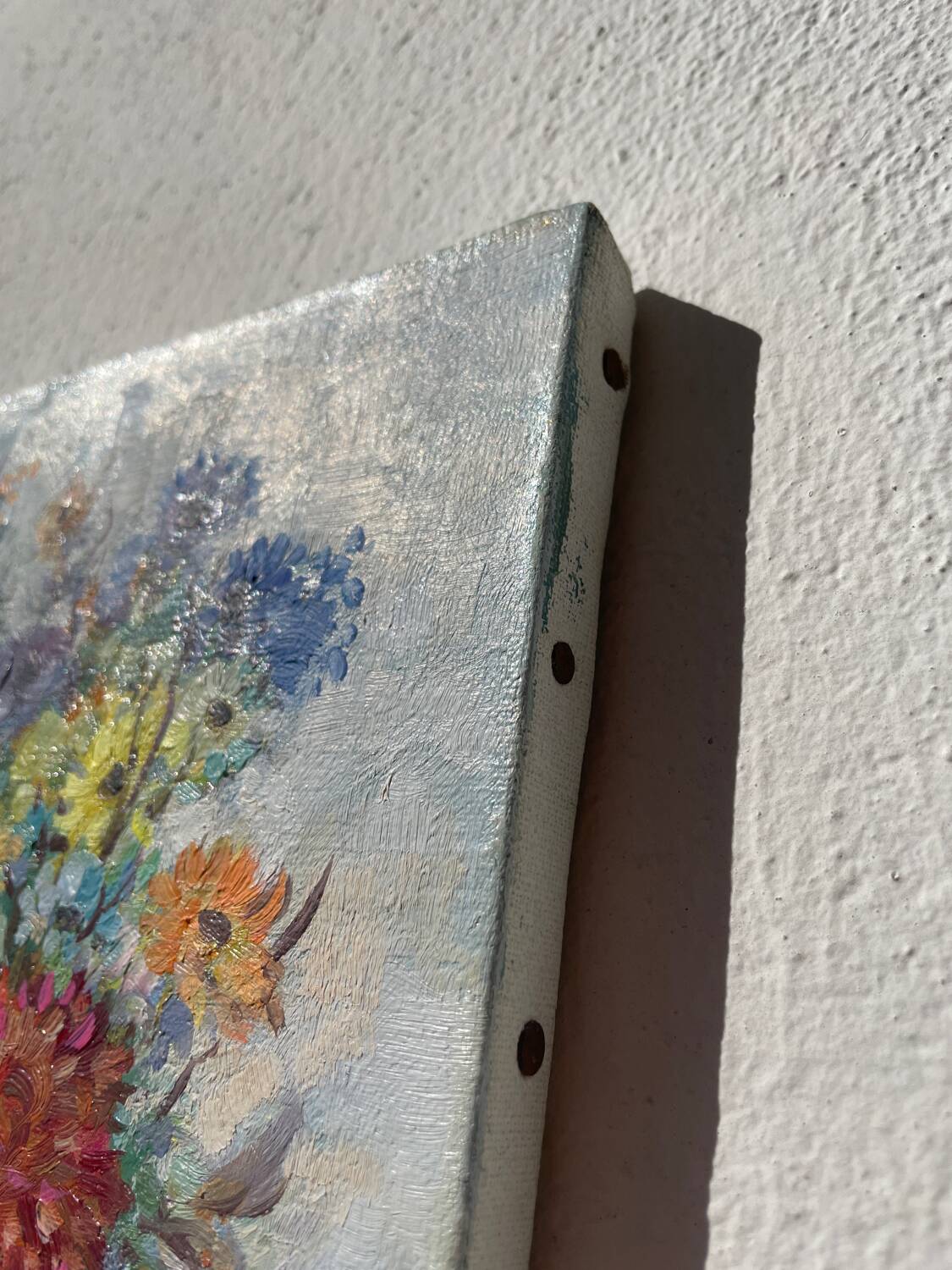 Flower bouquet painting signed Duboil