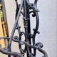 Art Nouveau coat rack in cast iron, circa 1900