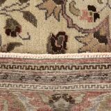 4x7 Brown Floral Vintage Persian Rug, 130x215Cm SK 2606