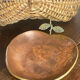Brass and copper apple catchall