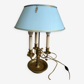 Bouillotte style table lamp, 70s.