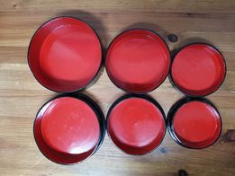 Black nesting boxes