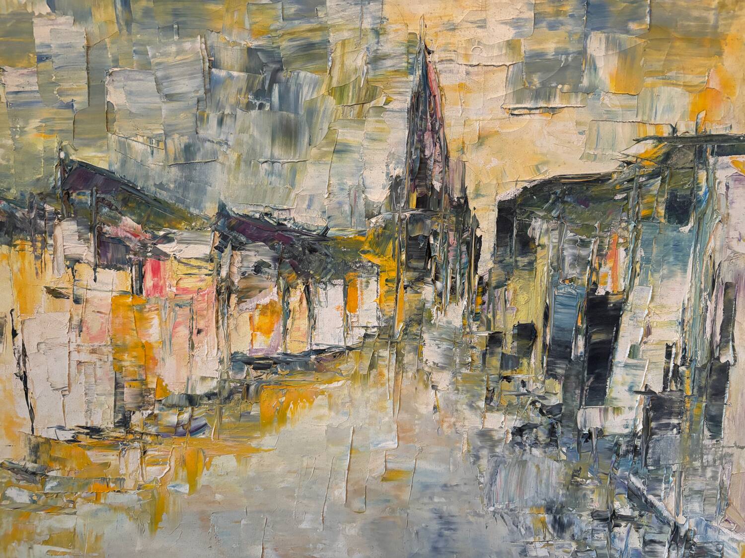 Paysage de ville signée Attal