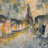 City landscape signed Attal