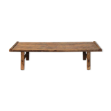 Table basse bois brut