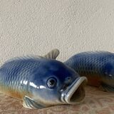 2 fish slip vases