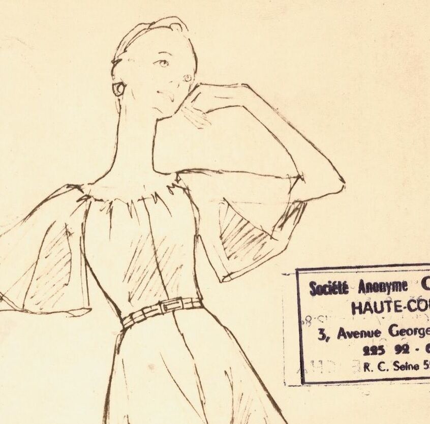Dessin de la maison Givenchy