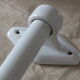 Large Art Deco towel bar in white porcelain