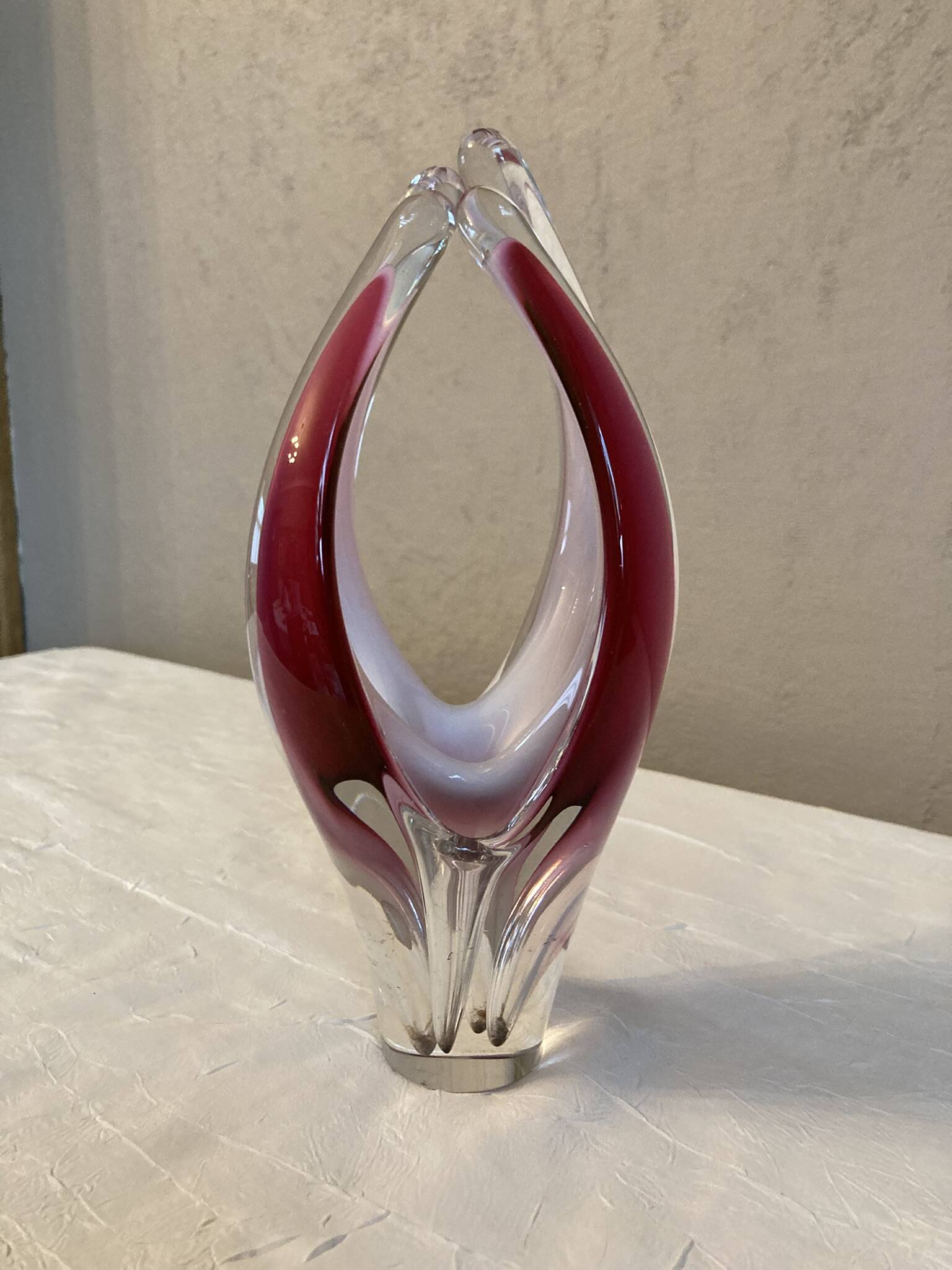 Paul Kedelv (1917-1990), Designer glass sculpture for Flygsfors, 1958