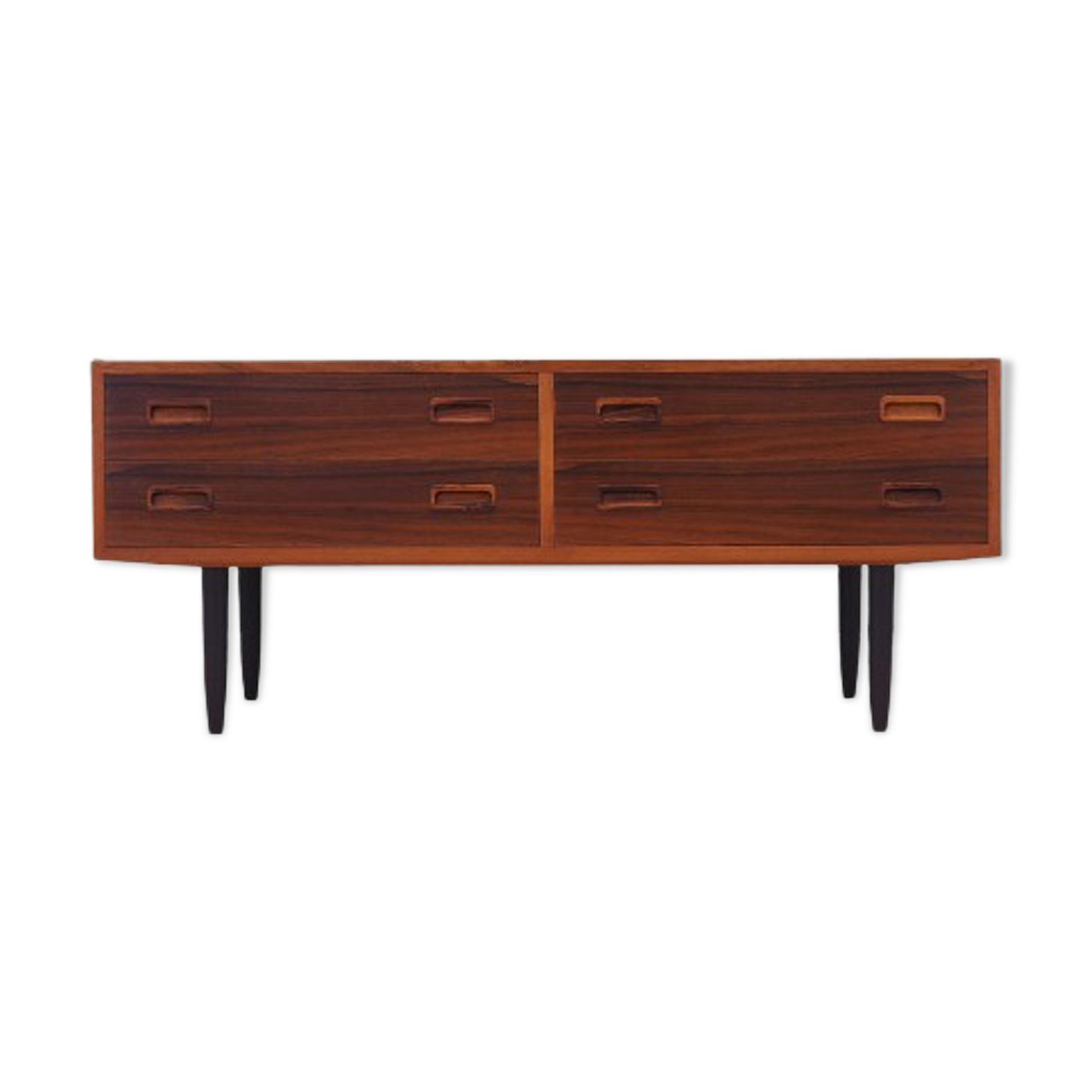 Rosewood chest of drawers, Danish design, 1960s, manufacturer: Hundevad & Co