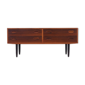 Rosewood chest of drawers, Danish design, 1960s, manufacturer: Hundevad & Co