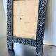 Antique Wooden Picture Frame with flower carvings 42 cm x 19 cm