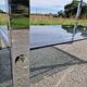 1970s chrome and smoked glass coffee table