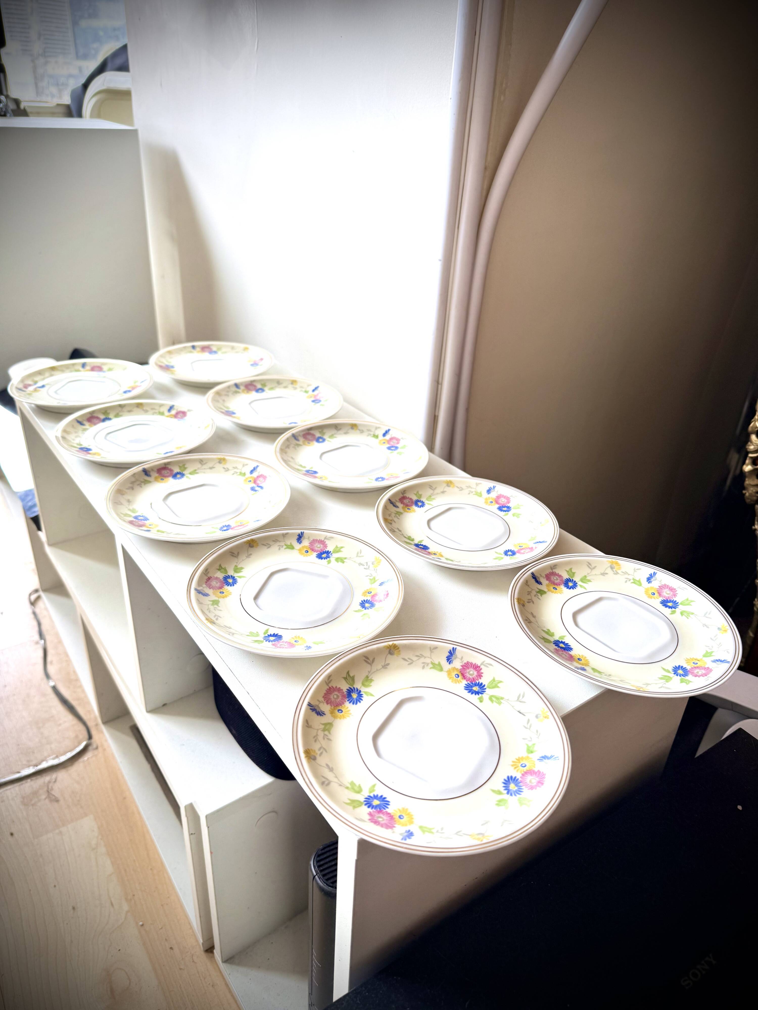 19th-century porcelain coffee/tea service - G. Boyer