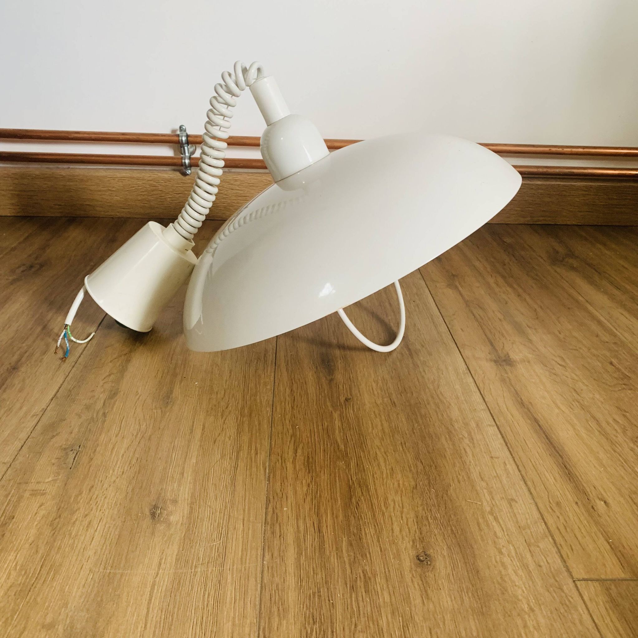 Italian white pendant light Elettrolampar