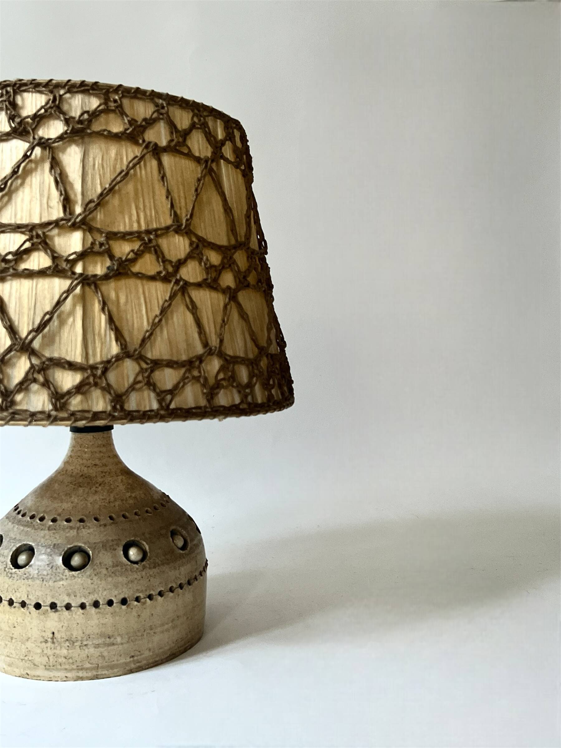 Ceramic table lamp by Georges Pelletier, 1970