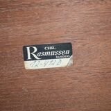 Mid-Century Oak Desk by Chr. Rasmussen for Randers Møbelfabrik, 1970s.