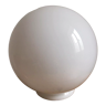 Spherical globe in white opaline