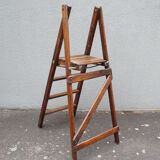 old stepladder scale vintage library