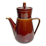Vintage Villeroy & Boch teapot, in brown stoneware, made in Luxembourg