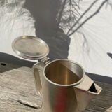 Art Deco silver-plated metal teapot