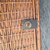 Rectangular wicker basket