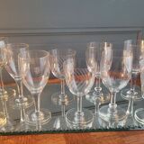 Chiseled glasses 60's