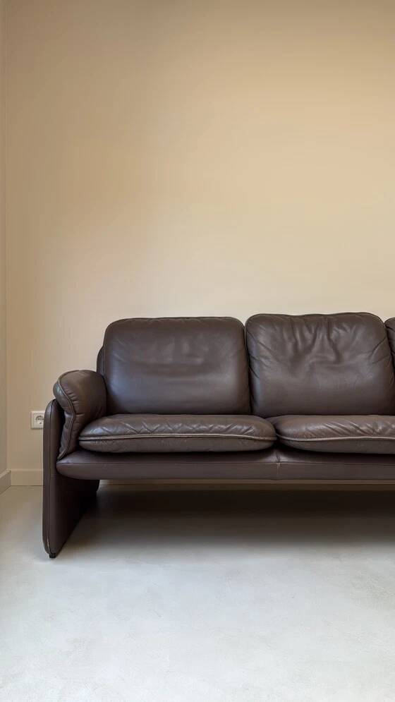 Vintage DS-61 leather 3-seater sofa by de Sede