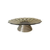 Art Deco smoked glass fruit cup