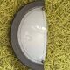 lot of 2 half-moon wall sconces in speckled sage green made in Italy vintage
