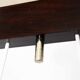 Hanging lamp in wood, glass and chrome metal 1970