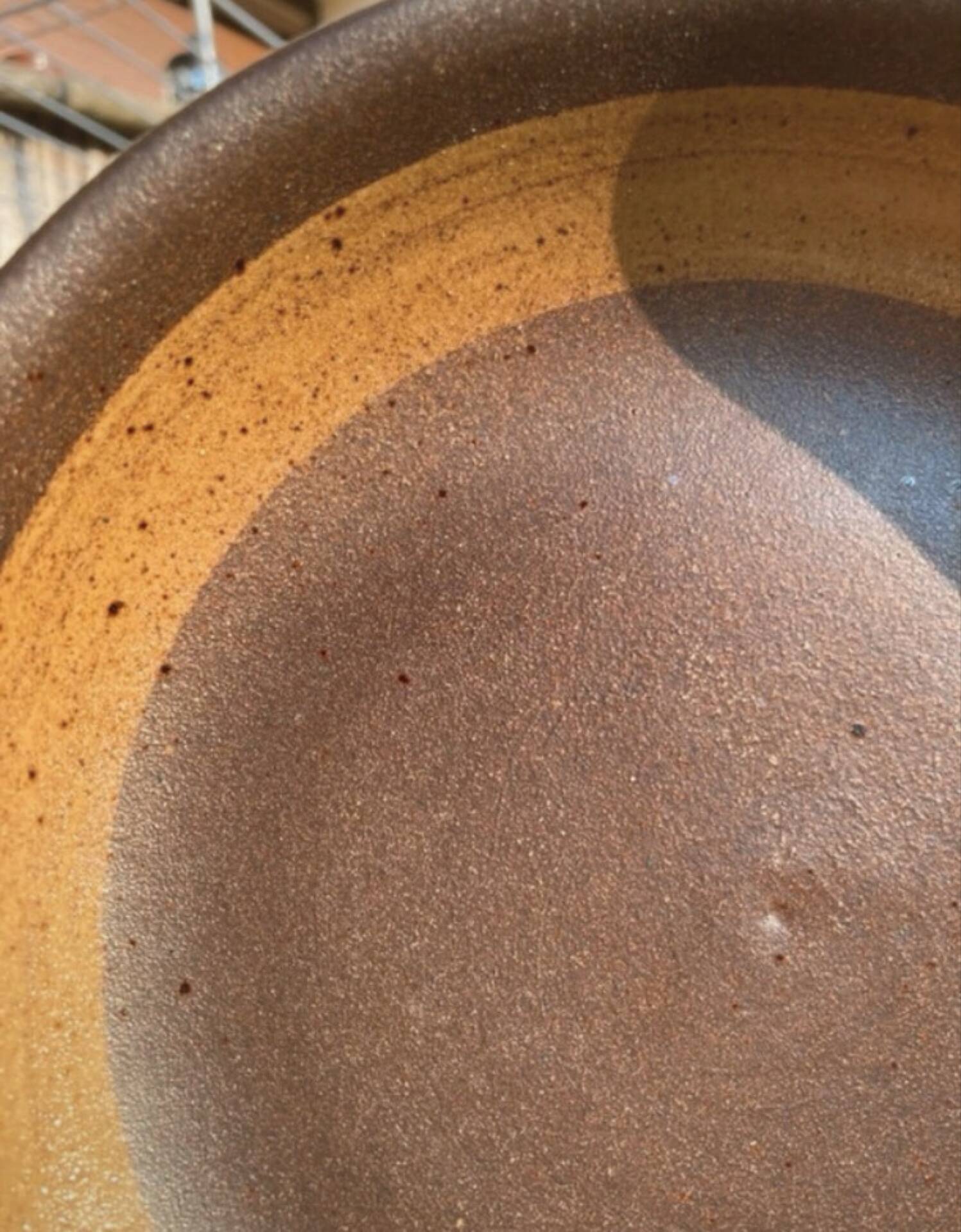 Organic earthenware deep plates from Gré du Marais, France.