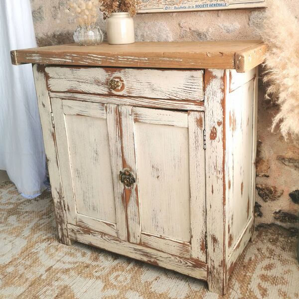 Petit établi, meuble de métier ancien