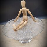 Chopped transparent pie dish