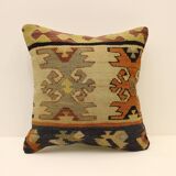 40x40 Cm Kilim Cushion,Vintage Cushion Cover
