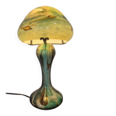 Lampe champignon en verre soufflé — Jean-Michel Operto, vers 2000