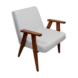 Fauteuil 366 beige années 1970