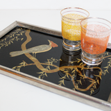 Tea tray the bird